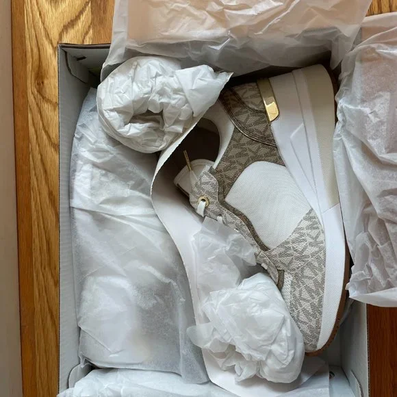 Crista Mixed-Media Trainer from Michael Kors - Picture 7 of 9